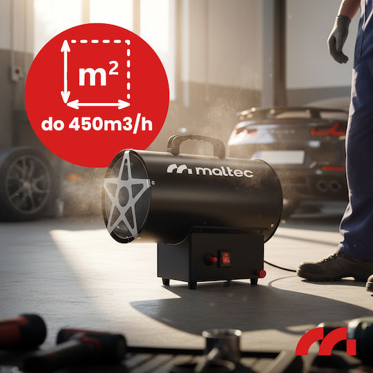 MalTec Промишлена газова калориферна печка 25 kW