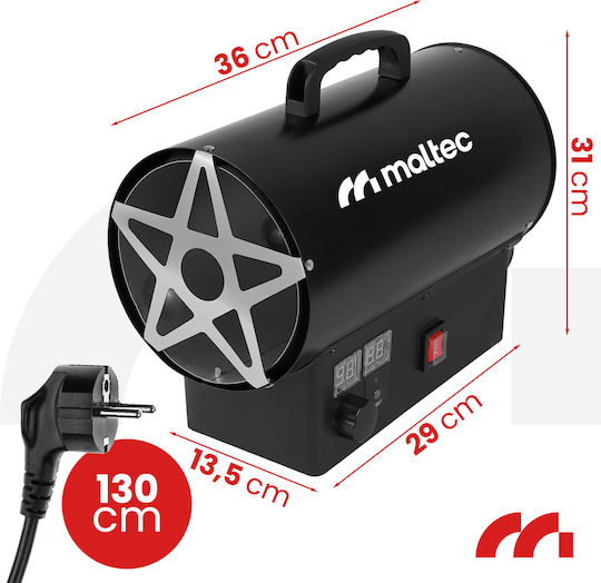 MalTec Βιομηχανικό Αερόθερμο Αερίου 25kW