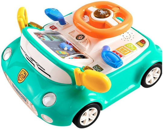 Lean Toys Driving Simulator Panel Car with Lights and Sounds for Ages 36+ Months
