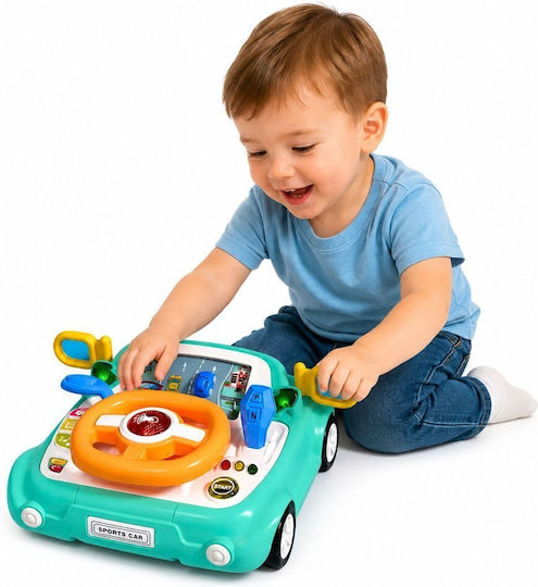 Lean Toys Driving Simulator Panel Car with Lights and Sounds for Ages 36+ Months