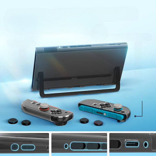 Schwarze Schutzhülle für Nintendo Switch 2 – Zubehör-Set