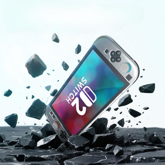 Schwarze Schutzhülle für Nintendo Switch 2 – Zubehör-Set