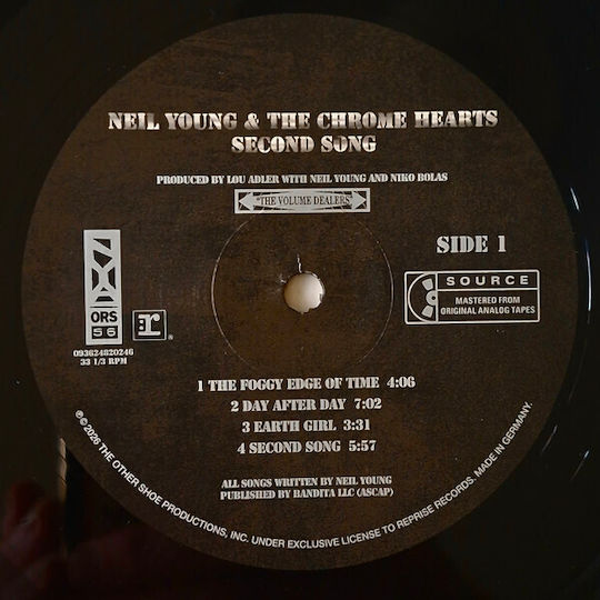 Neil Young & Chrome Hearts Second Song Vinyl