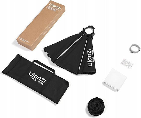 Ulanzi Qs80 Softbox Octogonal 80 cm cu Grilă, Montură Bowens, Eliberare Rapidă