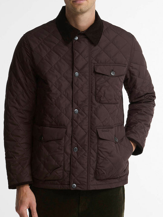 Barbour Hornby Puffer Jacket Black Oak