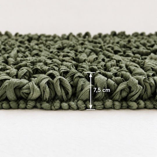 MRShome Evora 60x120cm Handmade Green Rug MRShome Evora 60x120cm Handmade Green Rug