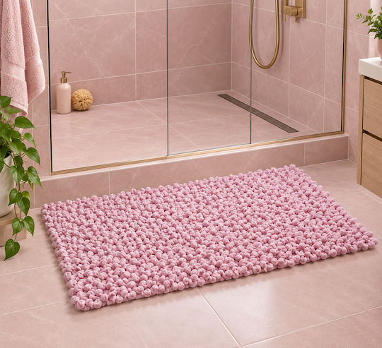 MRShome Evora Handmade Rectangular Pink Rug 60x120cm