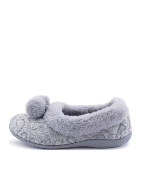 Closed Women's Slippers Grey