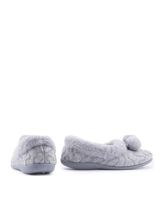 Closed Women's Slippers Grey