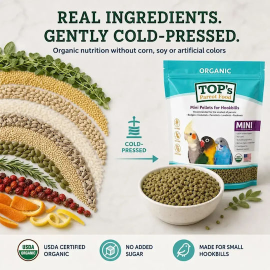 Top's Pellet Food for Budgerigars 1.81kg