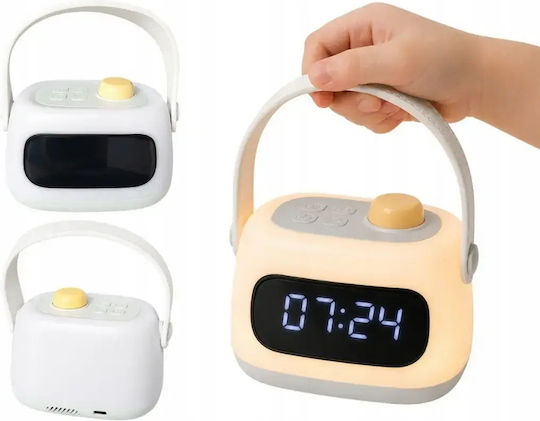 Verk Group Digital LED Tabletop Clock with Alarm Clock