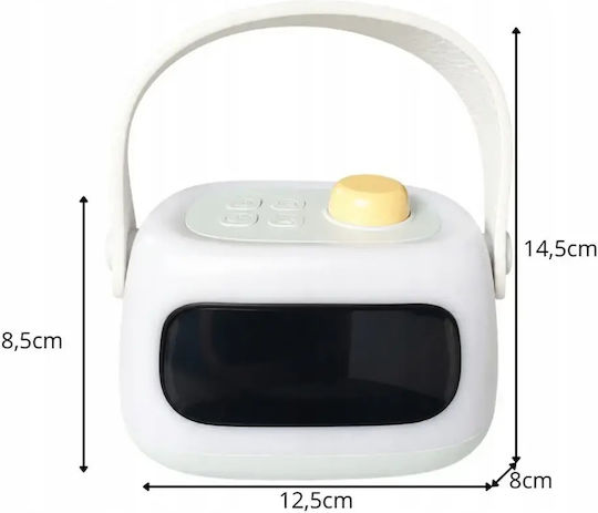 Verk Group Digital LED Tabletop Clock with Alarm Clock