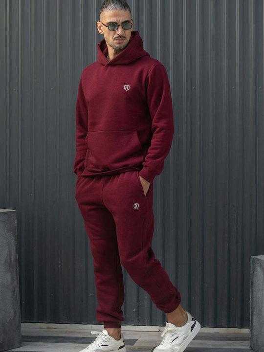 Hoodie in Burgundy