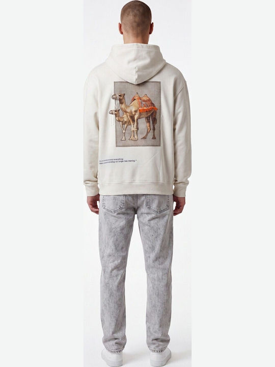 Hooded Sweatshirt Camel Beige