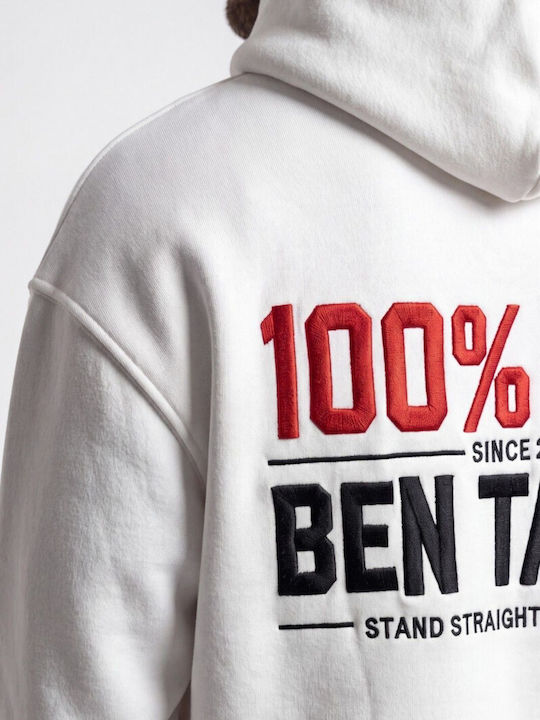 Ecru Hooded Sweatshirt