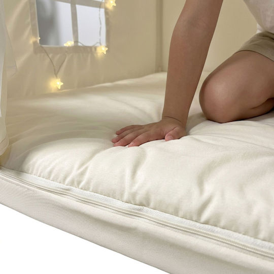 Relaxdays Cort pentru Copii Bej pentru 3 Ani și Peste
