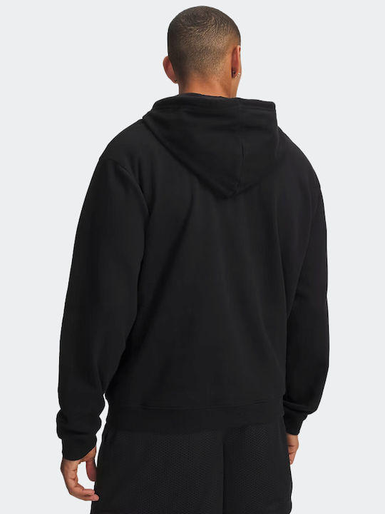 Under Armour Rival Flc Fz Hooded Sweatshirt Black