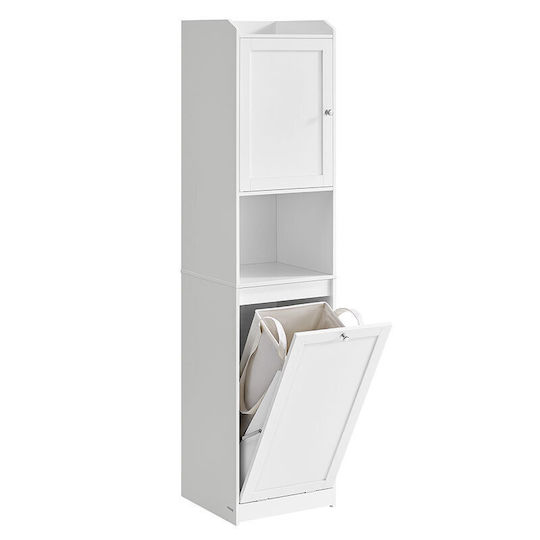 Vasagle BBC761W01 Στήλη Μπάνιου Τοίχου για Πλυντήριο 40x40x170cm Λευκή
