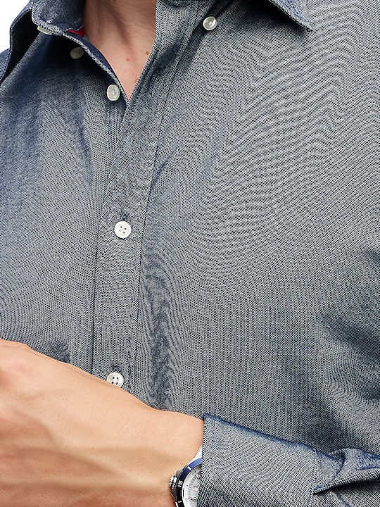 Long Sleeve Slim Fit Anthracite Shirt