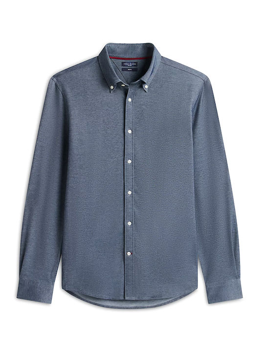 Long Sleeve Slim Fit Anthracite Shirt