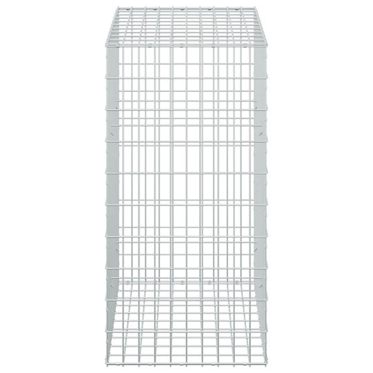 vidaXL Steel Gabion Box for Garden Fencing 50x100x100 cm Silver