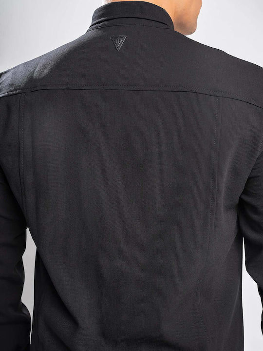 Langärmeliges Overshirt Bellini Black