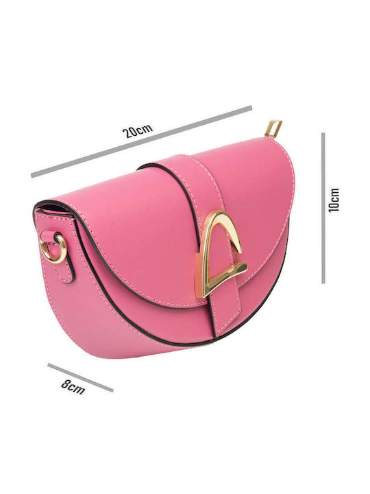 Mirabel Leather Women's Shoulder / Crossbody Bag Fuchsia