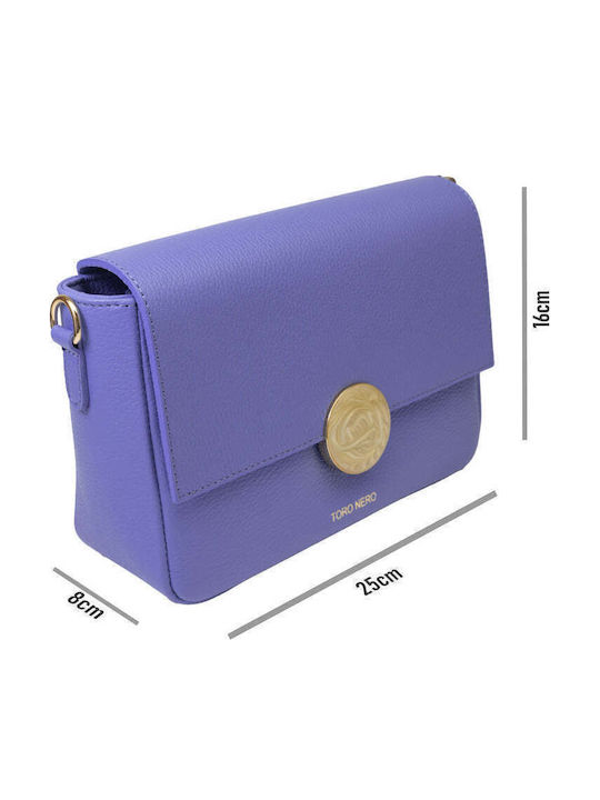 Anisa Geantă de Umăr / Crossbody din Piele pentru Femei Mov