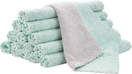 Microfiber Cloths 23 X 23 Cm for Cleaning & Drying – Set of 10 Pieces