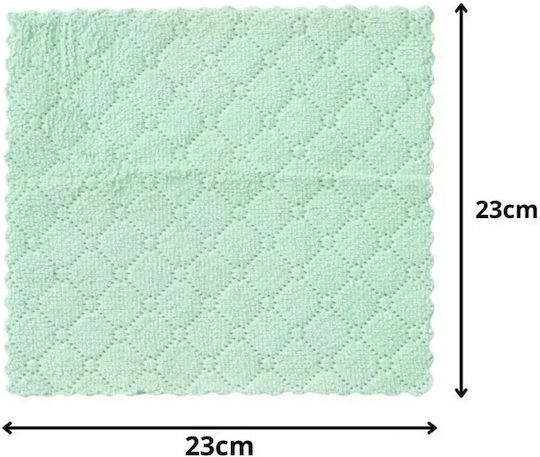 Microfiber Cloths 23 X 23 Cm for Cleaning & Drying – Set of 10 Pieces