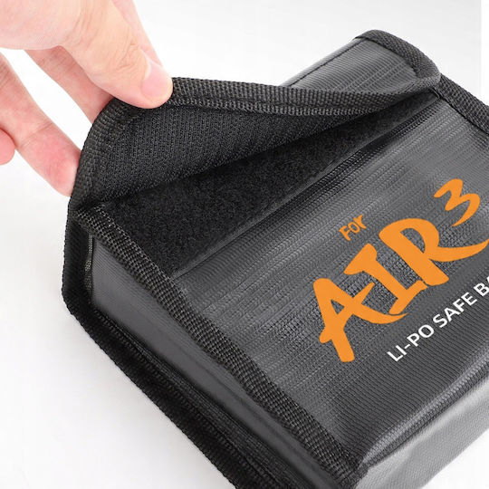 Sunnylife Black Battery Carrying Case for DJI Air 3 / Air 3S 13x6.5x15 cm