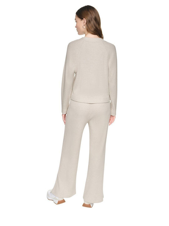Damenstrickjacke in Ecru