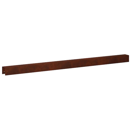 Garden Fence Cover Strips 20 Pcs 100 x 5 x 5 cm 8013010 Rusty