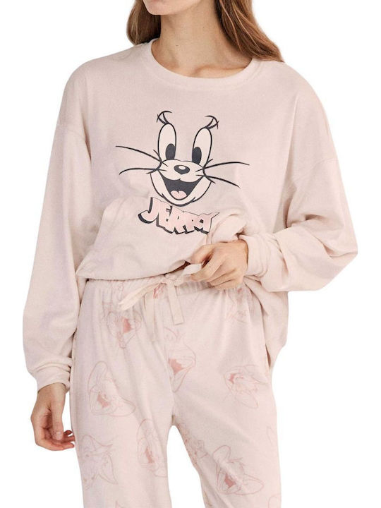 Gisela Winter Women's Pajama Set Powder