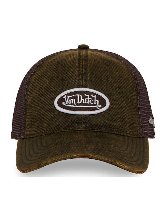 Шапка Von Dutch Mac Cap в тъмночервен цвят Шапка Von Dutch Mac Cap в тъмночервен цвят