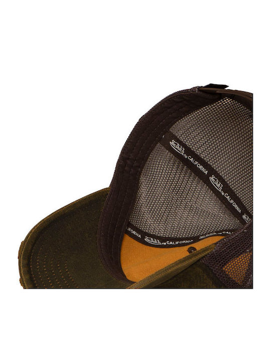 Шапка Von Dutch Mac Cap в тъмночервен цвят