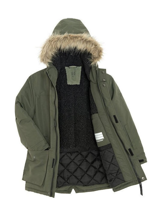 Kids’ Casual Short Green Jacket