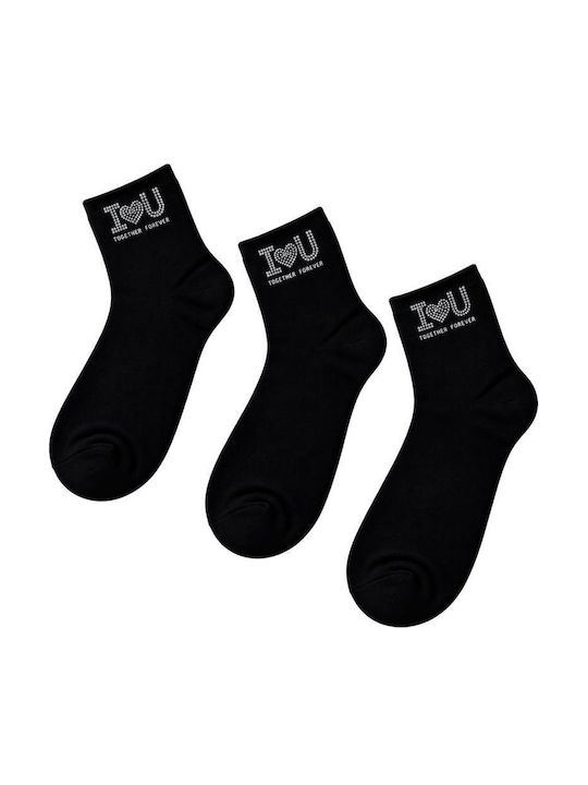 Esthisis Дамски Чорапи Черни 3Pack