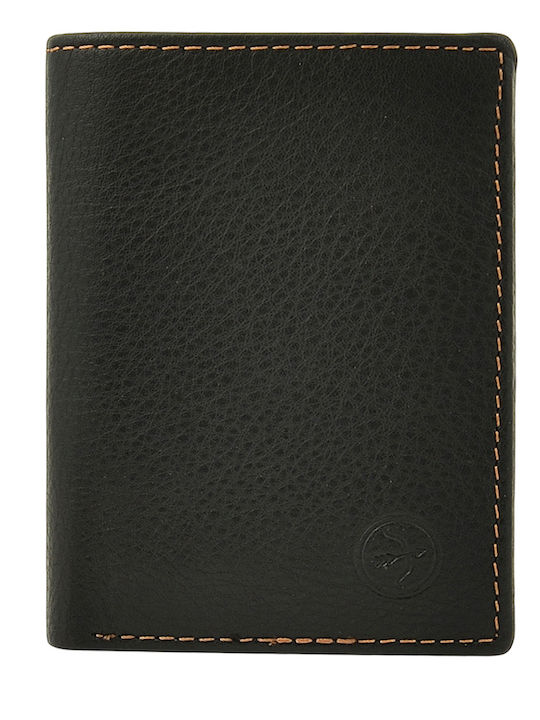Leather Men's Wallet with RFID Black