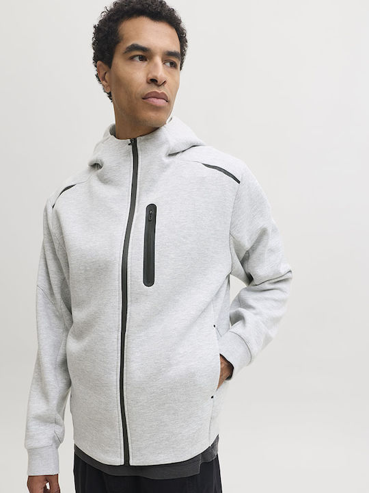 Jcofusion Herren-Kapuzenjacke Grey Melange
