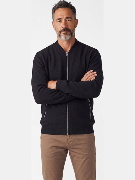 Men's Knitted Jacket Black