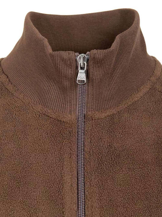 Herren-Strickjacke Circuit Braun