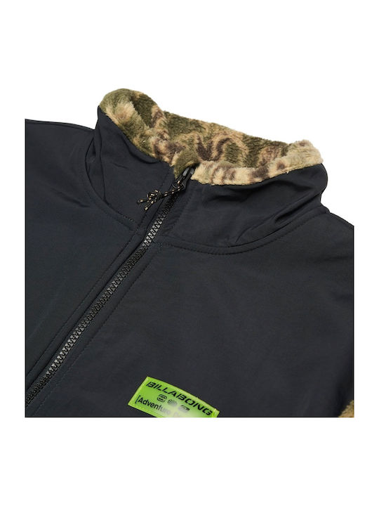 Herren-Fleecejacke Schwarz
