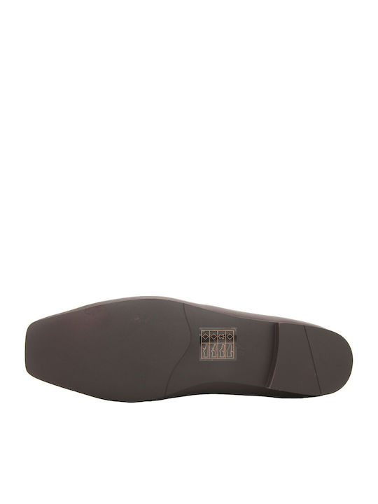 Leder Damen Ballerinas Braune