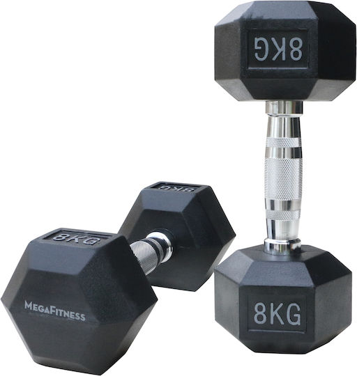 MegaFitness Sechseckhantel 1 x 8 kg