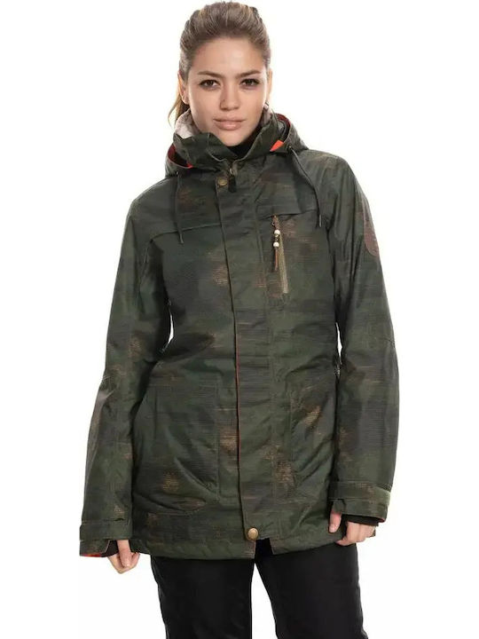 686 I-000911-57 Women's Ski & Snowboard Jacket Green