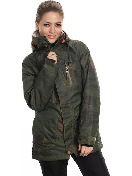 686 I-000911-57 Women's Ski & Snowboard Jacket Green