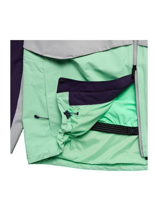 Burton Swash 307571E4R Ανδρικό Μπουφάν Gore-Tex για Σκι & Snowboard Γκρι