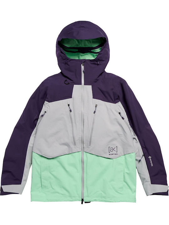 Burton Swash 307571E4R Ανδρικό Μπουφάν Gore-Tex για Σκι & Snowboard Γκρι