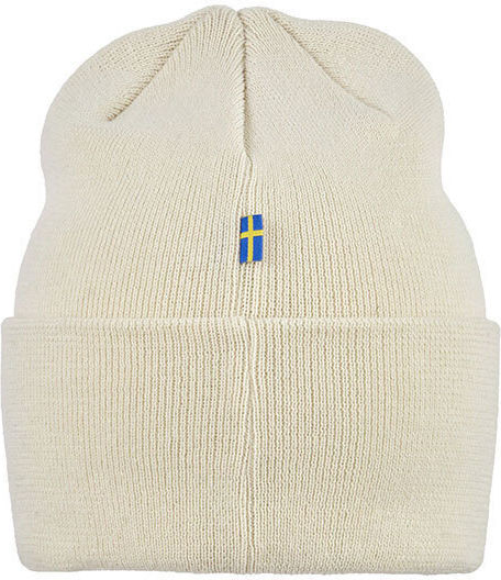 Vardag Beanie Unisex Knitted Beanie in Ecru